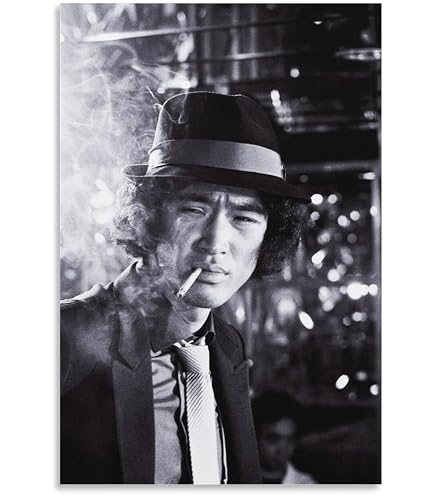 Amazon.co.jp: A4 額付き ポスター 松田優作 ブラックレイン Black